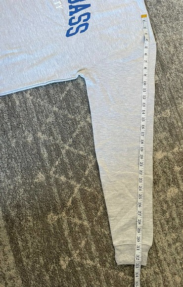 Night Bass University Mens XL Sweatshirt Shorts Set Gray Warm New J9 - Picture 10 of 12